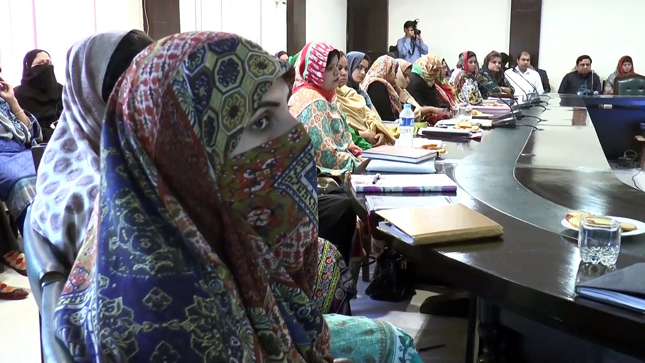 CM Punjab Video Link speech international women's day D.P.R MULTAN