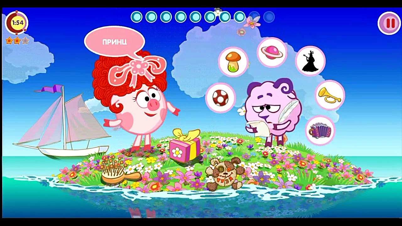 Смешарики снотворец игра