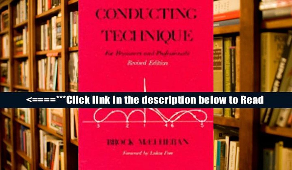 Read Conducting Technique for Beginners and Professionals PDFFull Download