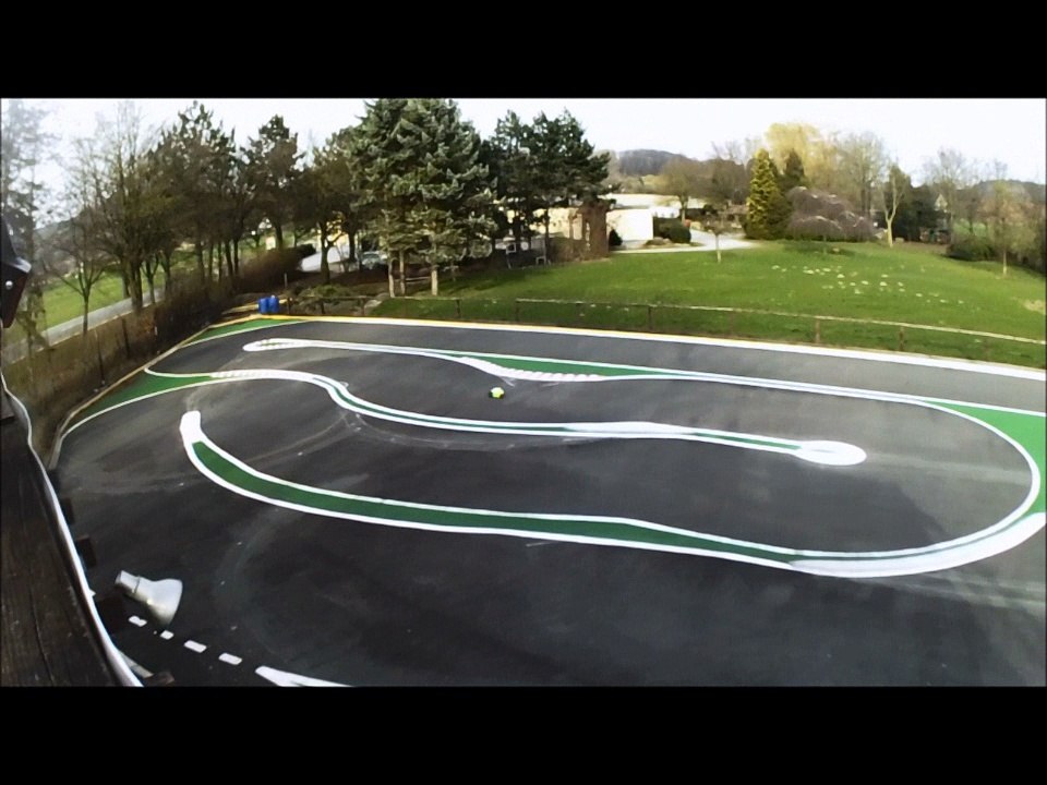 Testfahrt neues Layout