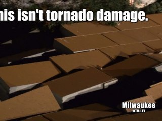 Winds blow over a block wall at steakhouse