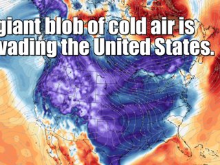 A cold blob is overtaking the United States