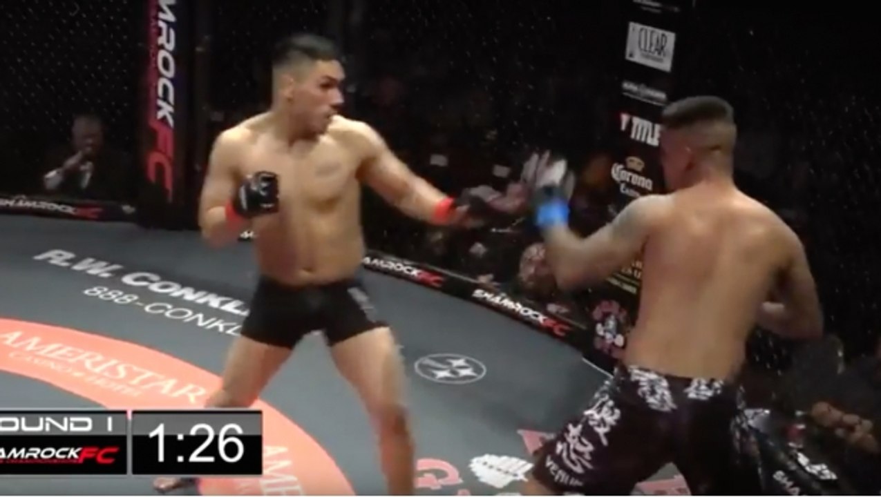MMA DOUBLE KNOCKOUT Axel Cazares vs Alan Vasquez