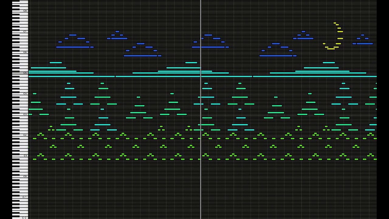 Les aventures d'une petite fille en partition MIDI