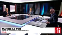 «Clause Molière»: pour Marine Le Pen, «C'est du patriotisme honteux»