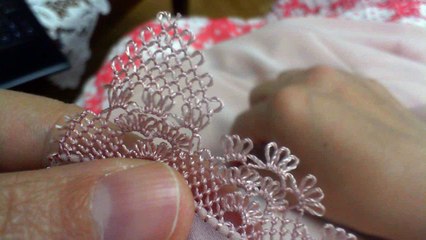 İğne oyası namaz baş örtüsü