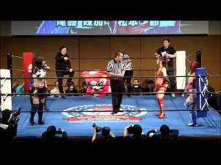 Tsukasa Fujimoto & Miyako Matsumoto Vs Risa Sera & Maika Ozaki