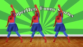 Танец танцы Дино весело в в в в Дети литий литий реальная Девушка-паук человек-паук супергерой трет-рекс
