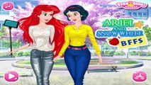 Cartoons games DISNEY PRINCESS Elsa Anna Snow White Rapunzel Cinderella and Ariel bathe th