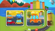Construction trucks for children: Kids Car, Trucks & Construction Vehicles - Puzzles Video