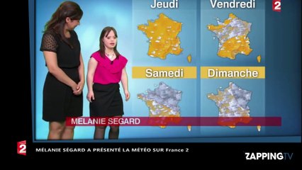 Mélanie Ségard, jeune trisomique, a présenté la météo sur France 2 (Vidéo)