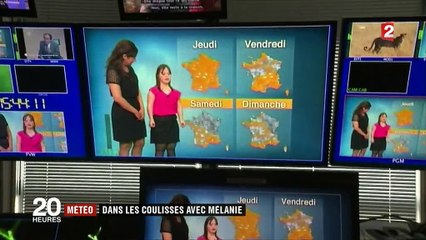 Trisomique, Mélanie se prépare à présenter la météo sur France 2