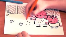 Свинка пеппа новые раскраски для малышей цвета раскраски цветные маркеры фломастеры карандаши