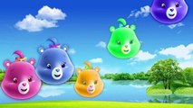 Mega Gummy bear eating giant ice cream finger family nursery rhymes for kids | Gummybear i