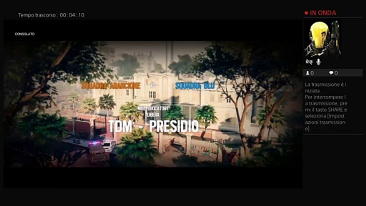 Trasmissione PS4 live di miticosalvator (2)