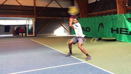 Physique spécifique tennis et sac de force