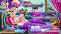 Elsa Mommy Birth - Frozen Princess Elsa and Baby Caring Game For Girls