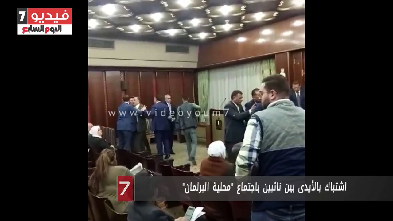 اشتباك بالأيدى بين نائبين باجتماع "محلية البرلمان"