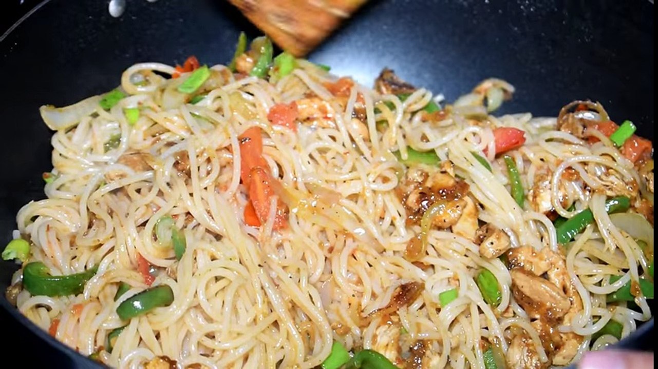Tasty Spaghetti Recipe - Chicken Vegetable Spaghetti - Homemade Spaghetti Recipe
