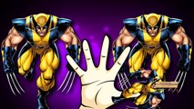 Finger Family Rhymes X-Men Wolverine Vs Venom Cartoons For Kids | Children Nursery Rhymes