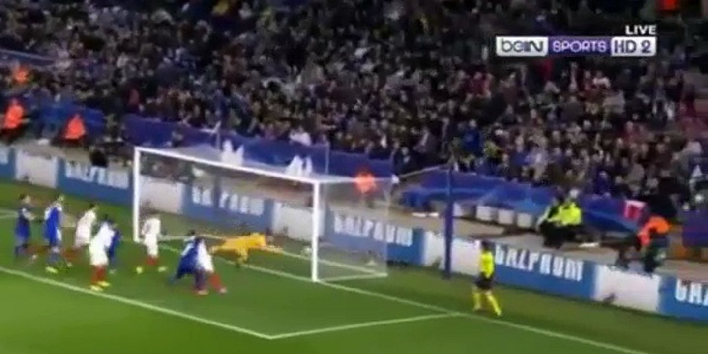 اهداف  ليستر سيتي 2-0 اشبيليه  14-3-2017
