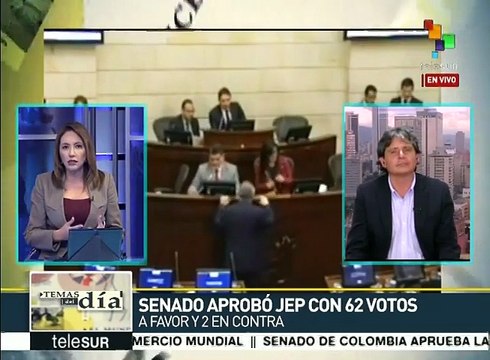 Colombia: Jurisdicción Especial para la Paz es aprobada por el senado