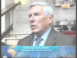 Le President de la République reçoit l'ambassadeur de la France en Côte d'Ivoire