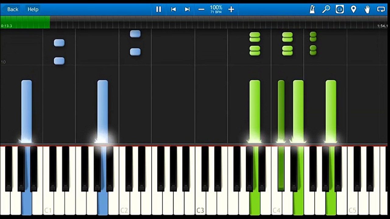 ドリフ大爆笑のテーマ　（ピアノ）
