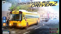 Высокая Школа автобус водитель 2. андроид Игры Hd h