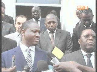 le premier ministre Soro Guillaume a présidé la reunion du groupe de travail sur l'identification et les élections pour la preparation des élections à venir