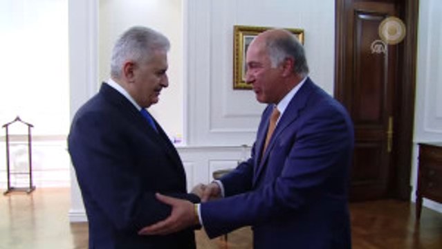 Başbakan Yıldırım, Irak Su Kaynakları Bakanı Cenabi'yi Kabul Etti