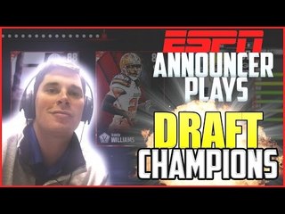 ESPN Announcer Plays Madden 17 Draft Champions! Draft and Gameplay!