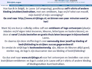 Zelf kleding bedrukken Lasne