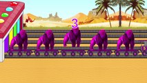 Learn Colors for Children with Colors Animals Lion Bear Gorilla & Dinosaurs Fun Video for