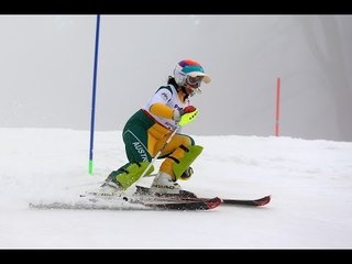 Melissa Perrine (1st run) | Women's slalom visually impaired | Alpine skiing | Sochi 2014