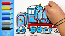 Thomas and Friends ♦ How to Draw Thomas the Tank Engine ♦ Animated Drawing Tutorial