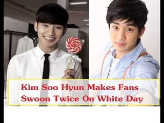 Kim Soo Hyun Makes Fans Swoon Twice On White Day
