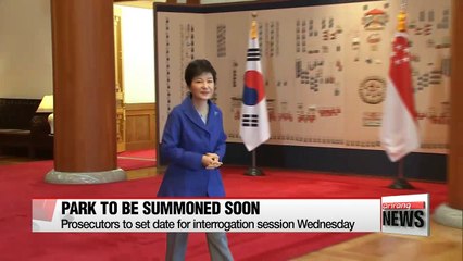 Prosecutors to set date for interrogation of Park Geun-hye