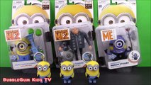 Despicable Me 2! Undercover Minion Stuart, Gru with H20 Shooter, Fart Dart Launcher! [Full
