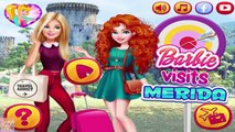 Barbie Visits Merida - Disney Princesses Dress Up Games For Girls