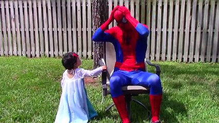 Baby Police vs Joker, Catwoman, Joker Girl w/ Snow white, frozen elsa, spiderman