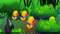 Five Little Ducks Nursery Rhyme With Lyrics - Cartoon Animation Rhymes & Songs for Children (HD)