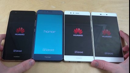 Huawei Nova vs. Huawei Honor 8 vs. Huawei P9 vs. Huawei P8 - Which Is Faster-