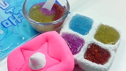 Поделки как сделать цветы Кинетический песок большие шарики учим цвета Orbeez Кукла Ванна время