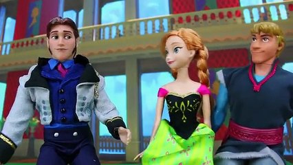 Frozen Anna Saves Elsa when Hans Kidnaps Elsa with Kristoff and Disney s Evil Queen and Maleficent