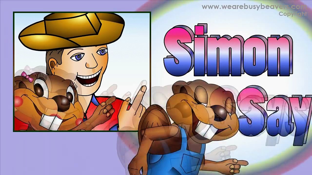 Simon Says | Music Game for Kids | Simon Says Song | Simon Says for Kids | The Kiboomers