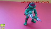TMNT Finger Family Song ★ Teenage Mutant Ninja Turtles Toys Daddy Finger ★ SuperHeroes Nur