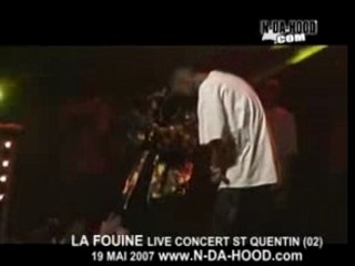 Live la fouine a st quentin concert