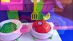 Toy Kitchen velcro fruit vegetables cooking soup baking bread cookies toy food asmr