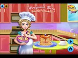 Watch Pregnant Elsa Baking Pancakes Game Video-Baby Cooking Games-New Frozen Games for Kid